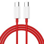 TITACUTE Warp Charge Câble pour OnePlus Nord 2/8T/9/9 Pro, USB C vers USB C Charge Câble 2M/6.6FT Charge Rapide Dash Charge Câble Compatible avec OnePlus Nord 8 Pro Samsung S21/S20 FE Google Pixel 5