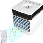 TOMYEUS Petite Climatisation, 3 Niveaux De Puissance Mini Climatiseur Portable pour Voiture - Protection Environnementale Climatisation Cube - pour Le Bureau des Voyages en Famille