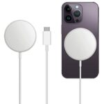 TXQULA Chargeur MagSafe, Chargeur magnétique Rapide sans Fil certifié MFI 15W Compatible avec iPhone 14/14 Plus/14 Pro/14 Pro Max/13/12(sans Adaptateur)