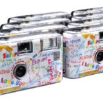 TopShot Lot de 8 appareils Photo jetables pour 27 Photos, avec Flash (Blanc)