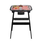 Tristar Barbecue électrique BQ-2883, sur Pied 70 cm, 2000 W, 38 x 22 cm, Noir