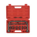 Turefans kit compresseur de Ressort de soupape,10 pièces Coffret Compressor disassemble Outils