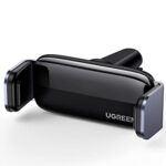 UGREEN Support Téléphone Voiture Pince Rotation 360 Degrés Porte Portable Voiture Clip Bras en Aluminium Compatible avec iPhone 15 Plus Pro Max 14 13 Galaxy S23 S22 S21 Redmi Note 11