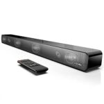 ULTIMEA Barre De Son TV, 100W Barres De Son TV Bluetooth Speaker, Surround Le Son, 9 EQ/Basses/3D, l'audio Gamme Complète TV Barre De Son Home Cinéma à Fonctionne avec Arc/CEC/Optique/AUX/USB