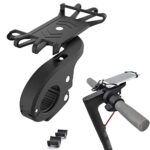 VOLOHAS Support Téléphone Trotinette Electrique pour Xiaomi M365 Porte Telephone 360° Rotatif pour Smartphones de 4.7''-6.5'' Portable Anti-Dérapant pour Guidons de Vélo/Route/Moto/Poussette/VTT