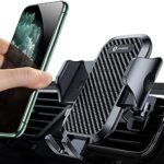 andobil Support Telephone Voiture, [Pince Brevet 2022 & Stabilité Améliorée] Porte Téléphone est Fermement Fixe à Grille Aeration, Support Rotation 360° pour iPhone 14 13, Samsung, Xiaomi, etc