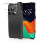kwmobile Coque Smartphone Compatible avec OnePlus 10 Pro 5G - Housse de téléphone en TPU Transparent