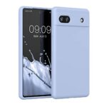 kwmobile Housse Compatible avec Google Pixel 6a Coque - Housse de téléphone Protection Souple en TPU Silicone - Bleu Clair