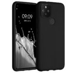 kwmobile Housse Compatible avec Google Pixel 5 Coque - Housse de téléphone Protection Souple en Silicone - Noir