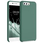 kwmobile Housse Compatible avec Huawei P10 Coque - Housse de téléphone Protection Souple en TPU Silicone - Vert Sapin