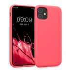 kwmobile Housse Compatible avec Apple iPhone 11 Coque - Housse de téléphone Souple et Fine en TPU Silicone - Corail Vif