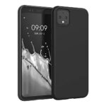 kwmobile Housse Compatible avec Google Pixel 4 Coque - Housse de téléphone Protection Souple en Silicone - Noir Mat