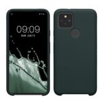 kwmobile Housse Compatible avec Google Pixel 5 Coque - Housse de téléphone Protection Souple en TPU Silicone - Vert Mousse