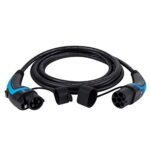 lighteu, DasVolt® EV/Câble de Recharge pour véhicule électrique et Hybride | Type 1 à Type 2 | 32 A (7,2 KW) / Une Phase | Câble de Charge à Domicile 5M IP55