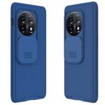 teroxa Coque compatible avec Oneplus 11, coque de protection pour objectif d'appareil photo en TPU, coque arrière rigide en polycarbonate pour OnePlus 11 (bleu)