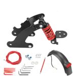 通用 Fututech Kit Suspension Arrière Scooter Electrique pour Xiaomi M365 1S Pro Pro2 Essential Lite Amortisseur Garde-Boue Feu Arrière Accessoires Trottinettes Modification