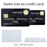 10 X NFC PVC Cartes Jet d'encre avec Puce NFC NTAG215 Compatibles avec Les Imprimantes Jet d'encre Epson et Canon, Carte Blanc CR80 30MIL,Compatibles avec Amiibo Et TagMo-TimesKey