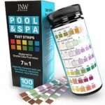 100 Bandelettes Spa et Piscine 7 en 1 - Test Brome, pH, Dureté et Chlore Rapide et Fiable - E-book Inclus - JNW Direct