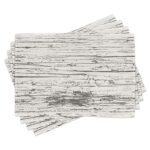 ABAKUHAUS Rustique Lot de Sets de Table en 4 pièces, Abstract Grunge Art Taches, Tissu Lavable pour Salle à Manger et Cuisine, Standard, Gris