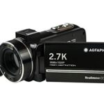 AGFA PHOTO Realimove CC2700 – Caméscope Numérique (2.7K, 24MP, Écran Tactile 3'', Zoom 18X, Télécommande, Batterie Lithium) Noir