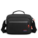 ANPTERSacs Bandoulière Homme Sacoche Petits Sac à Bandoulière Crossbody Bag Shoulder Pochettes Sacs à Main Voyage Cartable Besace pour Loisirs Vacances Excursion Randonnée (Noir Sacoche Homme Bandoulière)