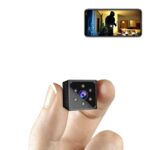 AOBOCAM Camera Espion, 1080P Mini Caméra de Surveillance sans Fil avec Enregistrement WiFi Longue Batteries Micro Cachée Détection Mouvement et Vision Nocturne Spy Cam