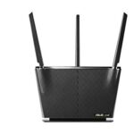 ASUS RT-AX68U - Routeur Wi-Fi 6 double bande AX2700, logiciel de sécurité AiProtection Pro, contrôles parentaux avancés, Mobile Game Mode, agrégation WAN et application mobile
