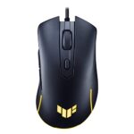 ASUS TUF Gaming M3 GEN II - Souris filaire pour gamer ultralégère de 59g, capteur 8000 DPI, revêtement durable (IP56), Durée de vie des switches de 60M de clics, 6 x boutons programmables et Aura Sync