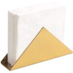 Acier Inoxydable de Table Porte Serviettes, Porte Serviette de Table, Art Moderne Porte Serviettes de Table, pour Placer des Serviettes en Papier dans Cuisine, Salon et Bureau