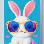 Agenda Scolaire Kawaii 2023-2024: Pour Fille Couverture Lapin, Organiseur Planificateur 1 Jour par Page pour Étudiante en Primaire, Collège, Lycée