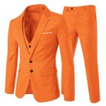 AllthemenCostume Hommes 3 Pcs De Mariage Party Costumes Blazer Gilet Pantalon Casual