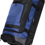 Amazon BasicsDipel à roulettes Ripstop, 88 cm, 113.1 litres, Bleu