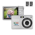Andoer Appareil Photo Numérique Autofocus Compact Caméra, HD 720 p Caméscope vidéo numérique avec 2 Piles 8 x Zoom numérique 2,7