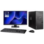 Ankermann Ordinateur de Bureau Set Complet | écran 27 Pouces, Clavier, Souris | Intel Core i5-4460S | Intel HD Graphique | 8Go RAM | 480 Go SSD | 500Go HDD | Windows 10 | LibreOffice