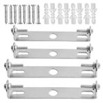 Anseom 4 Pièces Support de Fixation Plafonnier 90mm/105mm Luminaires Support de Plaque de Plafond Plaques de Lampe de Plafond pour Plafonnier de Bureau à Domicile