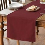 Artoid Mode Chemin de table de Noël, lavable, pour la cuisine, la table à manger, la décoration intérieure, vacances, fête, 40 x 140 cm