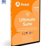 Avast Ultimate 2023 - Pack Antivirus avec Avast Premium Security, Avast SecureLine VPN et Avast Cleanup Premium | 10 appareil | 1 An | PC/Mac | BOX