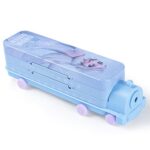 Babioms Trousse Scolaire, Anna et Elsa Sac de Crayon, Couche Double, Trousse à Crayons pour Garçons et Filles, Fournitures Scolaires et de Bureau（23 * 7 * 5.5cm）