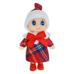Bébé Poupée Elfe, Bébé Poupée Elfe, Figurines Miniatures D'elfe pour Les Décors du Nouvel an, Petit Noël pour Fille Et Garçon Bébé Poupée Nouveauté Jouets Noël Cadeaux Noël