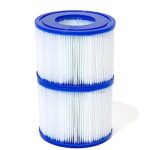 Bestway 58323 Lay-Z-Spa Cartouche filtrante Taille VI Standard : lot de 6 x 2. Standard: 6 x Twin Pack (12 Filters) blanc et bleu