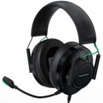 Black Shark Casque Gaming à Acoustique Ouverte pour PC, PS4, PS5, Xbox, Switch, Casque Gamer Ultra-léger 295G avec Micro Cardioïde à Suppression du Bruit, Pilotes Stéréo Surround de 50 mm