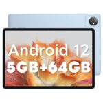Blackview Android 12 Tablette PC Tactile 10 Pouces, Tab7 WiFi, 5Go+64Go/TF 1To, 6580mAh, Caméra 5MP+2MP, 1280 * 800 HD+, Pas Cher, Type-C/OTG/Bluetooth/Diffusion l'écran/2Ans Garantie