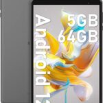Blackview Tab 5 Android 12 Tablette Tactile 8 Pouces 5Go+64Go/TF 1To, 5580mAh, Quad-Core WiFi Tablet, 1280*800 HD+ IPS, Double Caméra Tablette Pas Cher/Type-C/Diffusion l'écran/2Ans Garantie