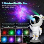 Blivrig Astronaute Starlight projecteur, astronaute Starlight, Ocean Wave projecteur Night Light, romantic Atmosphere Light 360° spin fit for Party