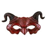Boland72254 Demi-masque en mousse Demon Multicolore