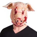 BolandCAT016 - Masque tête latex Cochon sanglant