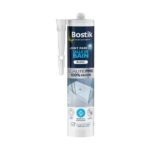 Bostik Mastic d’Étanchéité Joint Parfait Salle de Bain – Jointe Tous Matériaux – Traité Anti-Moisissures – Longue Durée – Formule 100% Silicone – Couleur : Blanc – 280 ml