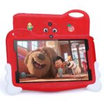 C idea Android 13 Tablette Enfants 3-7 Ans,Tablette Tactile 7 Pouces,32GB ROM + 32GB Extensible/Écran Tactile HD IPS 1024 * 600/ éducation/WiFi/Type-C(Rouge)
