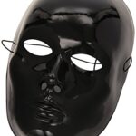 CARNIVAL TOYSMasque neutre visage noir adulte - Taille Unique