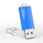CLé USB 64Go, Pen Drive USB 2.0 Flash Drive 64Go Memory Stick Thumb Drive pour PC, Ordinateur Portable Stockage de Données (Bleu)